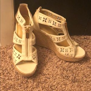 White Michale Kors wedges!